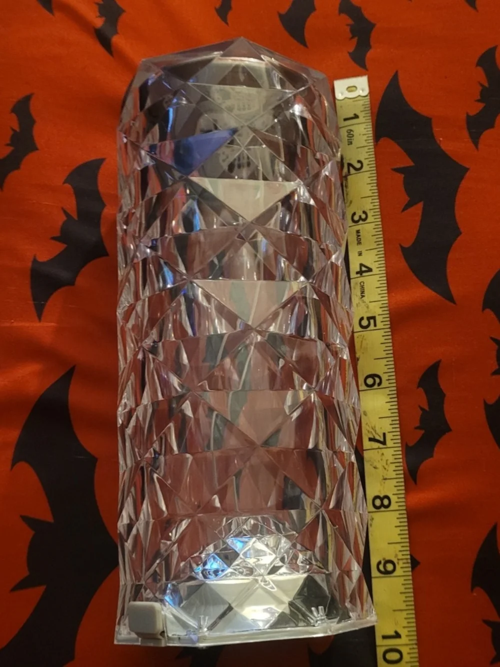 LED Crystal-Effect Table Light - Green
